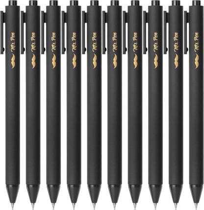 Mr. Pen- Retractable Gel Pens, 10 Pack, Black Ink Gel Pens