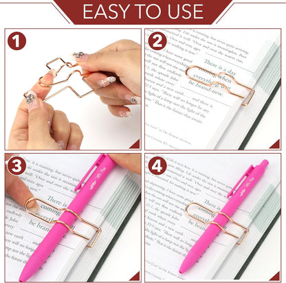 Mr. Pen- Metal Cross Pen Clips, 10 pcs, Rose Gold or Silver Cross Pen Holder