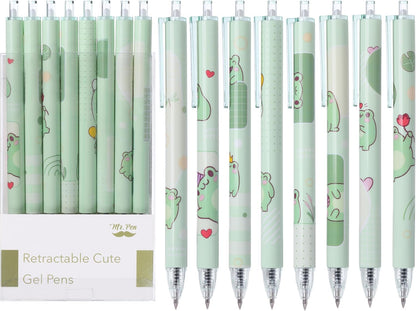 Mr. Pen- Cute Frog Gel Pens, 8Pack, Black Ink, Cute Animal Pen