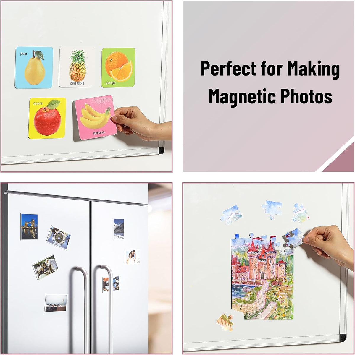 Mr. Pen- Adhesive Magnetic Sheets, 8" x 10", 50 Pack, Magnetic Sheet, Magnetic Paper