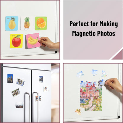 Mr. Pen- Adhesive Magnetic Sheets, 8" x 10", 50 Pack, Magnetic Sheet, Magnetic Paper