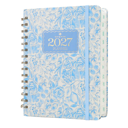 Mr. Pen- 2027 Weekly and Monthly Planner Calendar, 6.4" x 8.5", Wire Bound | January 2027 - December 2027, Monthly Tabs, Inner Storage Pocket, College School Supplies for Student and Teacher
