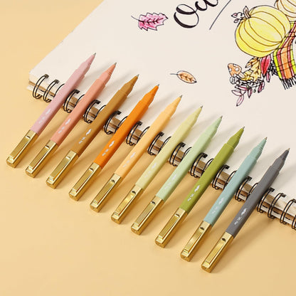 Aesthetic Pens, 10 Pack, Vibrant Colors, Fast Dry, No Smear Bible Pens No Bleed Through, 0.7mm Fine Point Pen, Ballpoint Pens Ballpoint, Fine Tip Pens for Note Taking, Pens Aesthetic