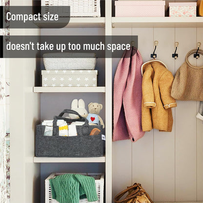 Mr. Pen- Baby Diaper Caddy Organizer, Charcoal Gray, Diaper Organizer