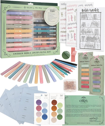 Esther Bible Journaling Kit, Loaded Bible journaling Kit in collaboration with @SydneyJournals