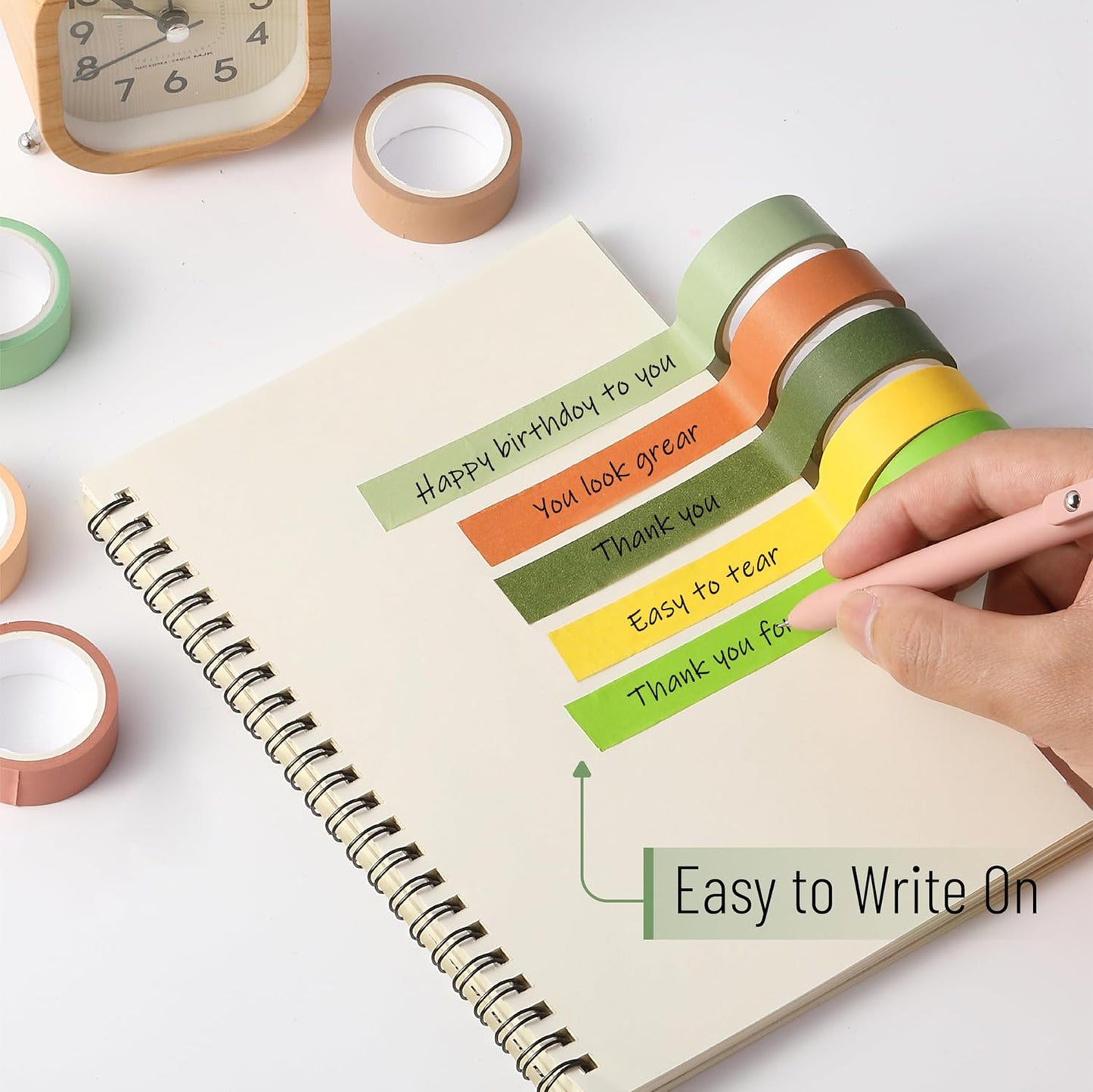 Mr. Pen- Washi Tape Set, 10 Pack, Decorative Tape, Washi Tapes, Colored Tape