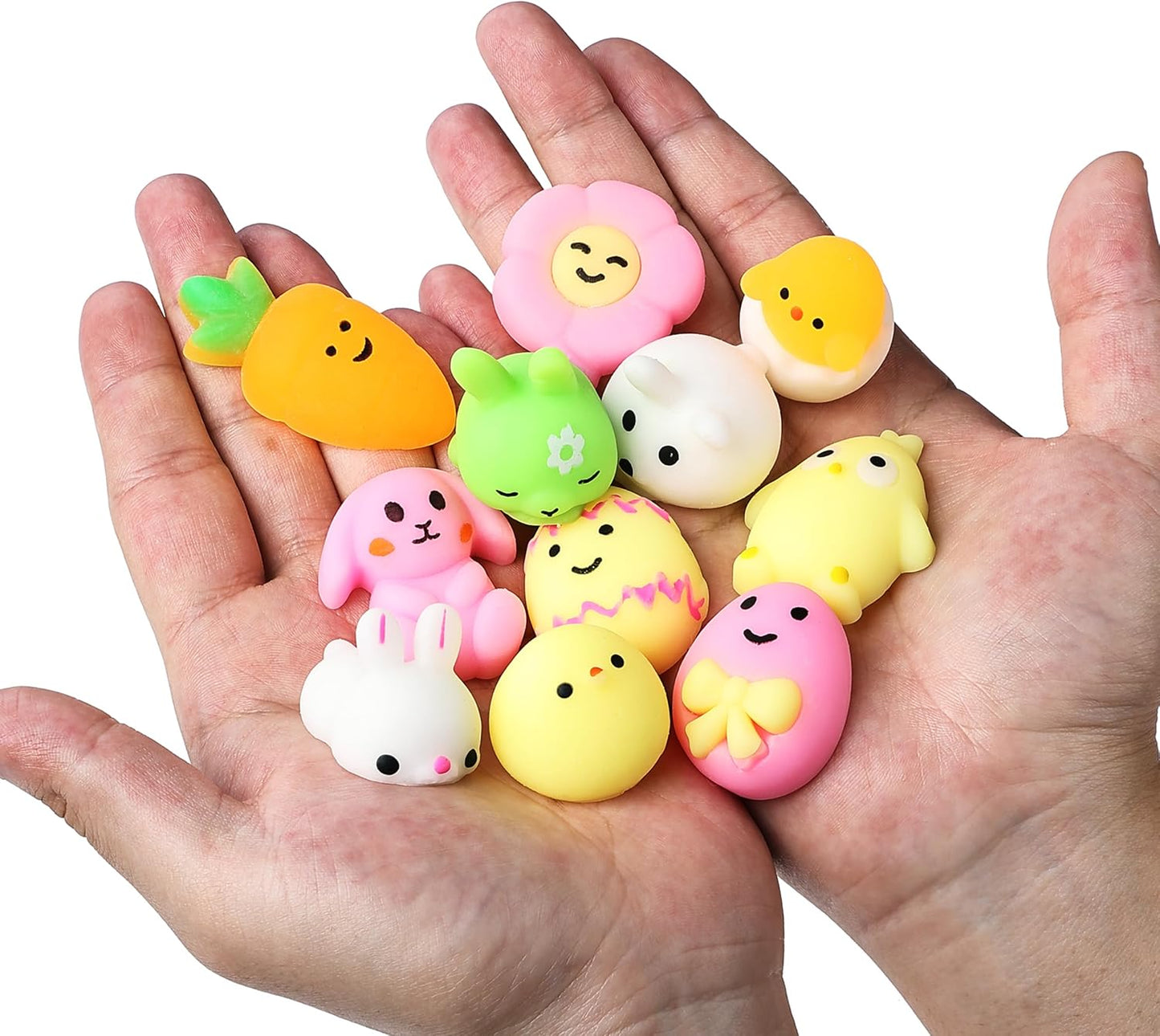 Easter Mochi Squishy Toy, 12 Pack, Cute Easter Designs