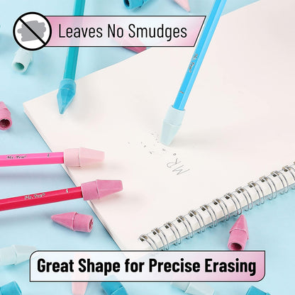 Mr. Pen- Pencil Top Erasers, 120 Pack, Latex-Free, No-Smudge