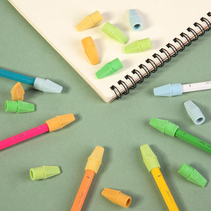 Mr. Pen- Pencil Top Erasers, 120 Pack, Latex-Free, No-Smudge