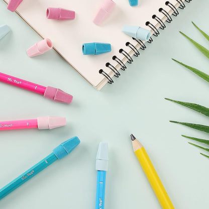 Mr. Pen- Pencil Top Erasers, 120 Pack, Latex-Free, No-Smudge