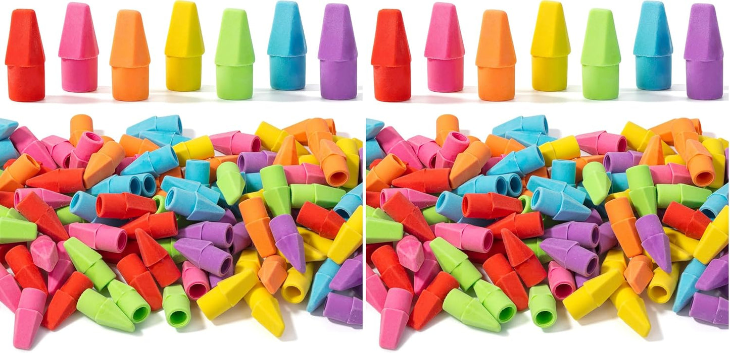 Mr. Pen- Pencil Top Erasers, 120 Pack, Latex-Free, No-Smudge