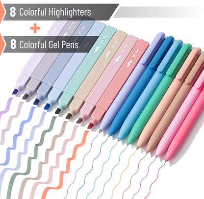 Mr. Pen- Aesthetic Bible Highlighters and Pens No Bleed, 16 Pack, 200 Sheets Transparent Sticky Tabs, Bible Highlighters No Bleed Highlighters for Bible Pages No Bleed
