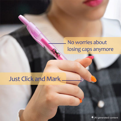 Mr. Pen- Retractable Highlighters, 6 Pack, Bright Colors