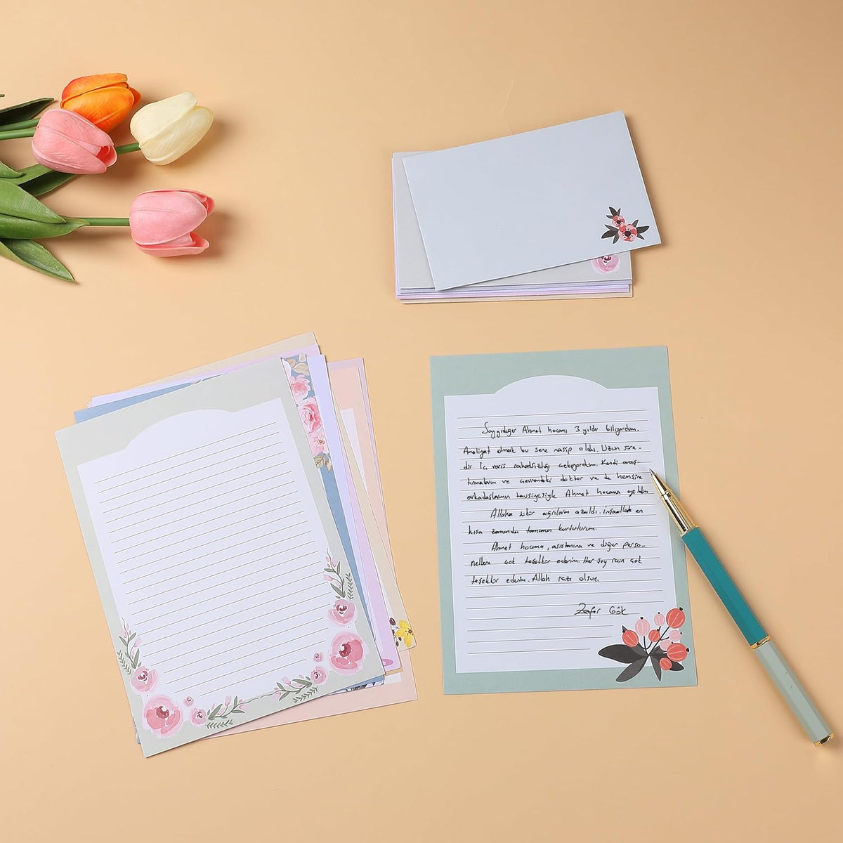 Mr. Pen- Stationery Writing Paper with Envelopes, 60 Letter Writing Paper with 30 Envelopes