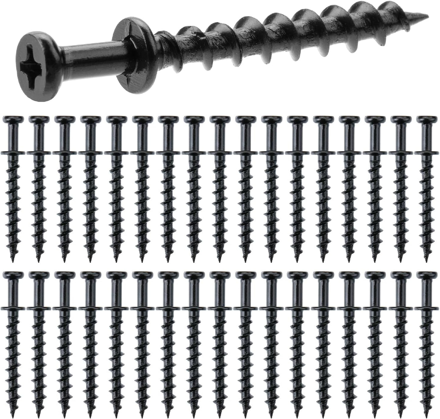 Mr. Pen- Bear Claw Hangers, 50 Pack, Black, 4-in-1 Hanging Screws for D-Rings
