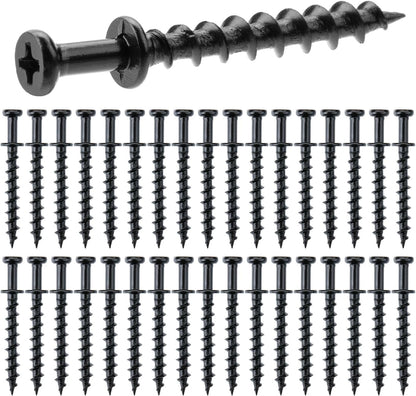 Mr. Pen- Bear Claw Hangers, 50 Pack, Black, 4-in-1 Hanging Screws for D-Rings