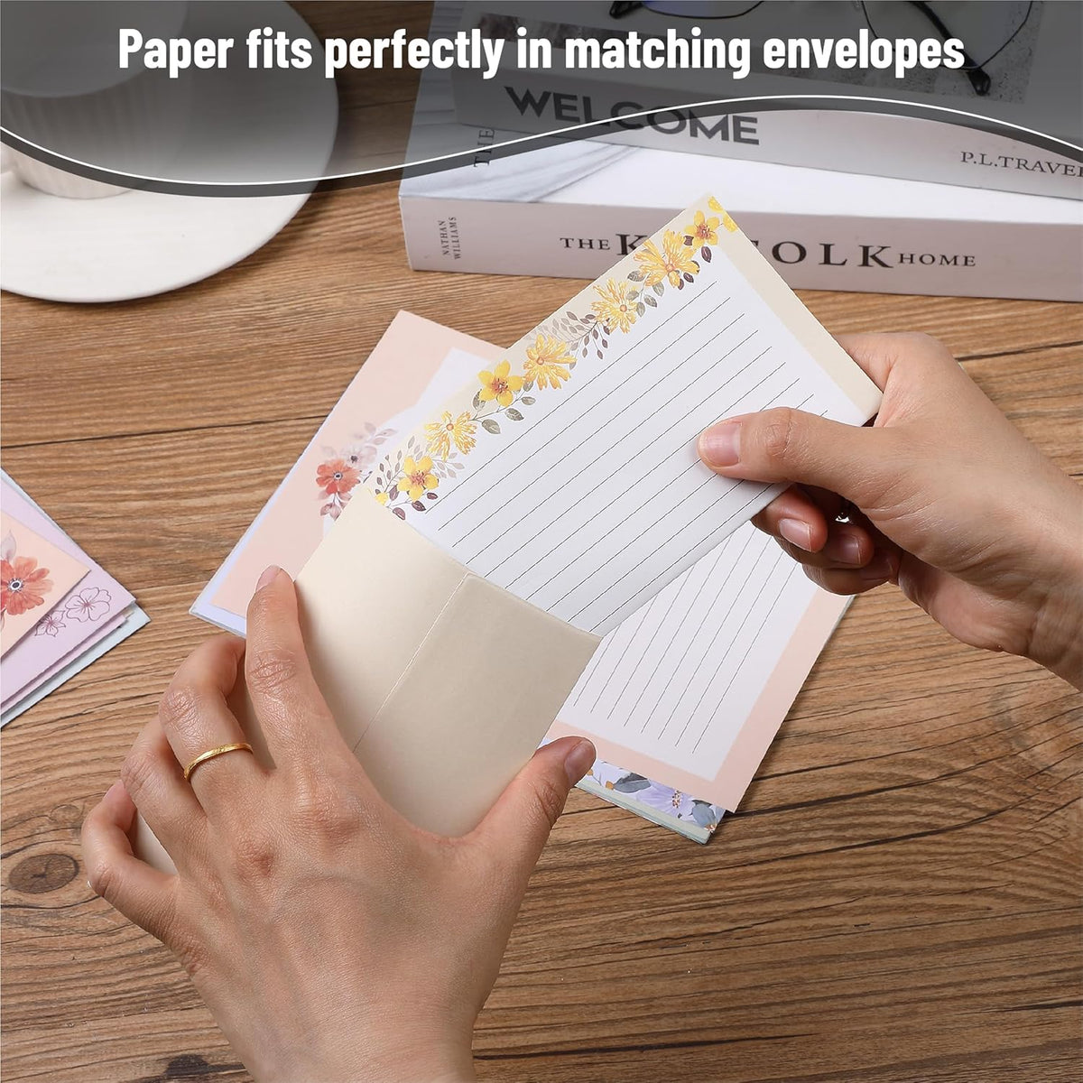 Mr. Pen- Stationery Writing Paper with Envelopes, 60 Letter Writing Paper with 30 Envelopes