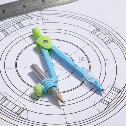 Mr. Pen- Compass for Geometry, Compass with Pencil, Drawing Compass Drawing Tool