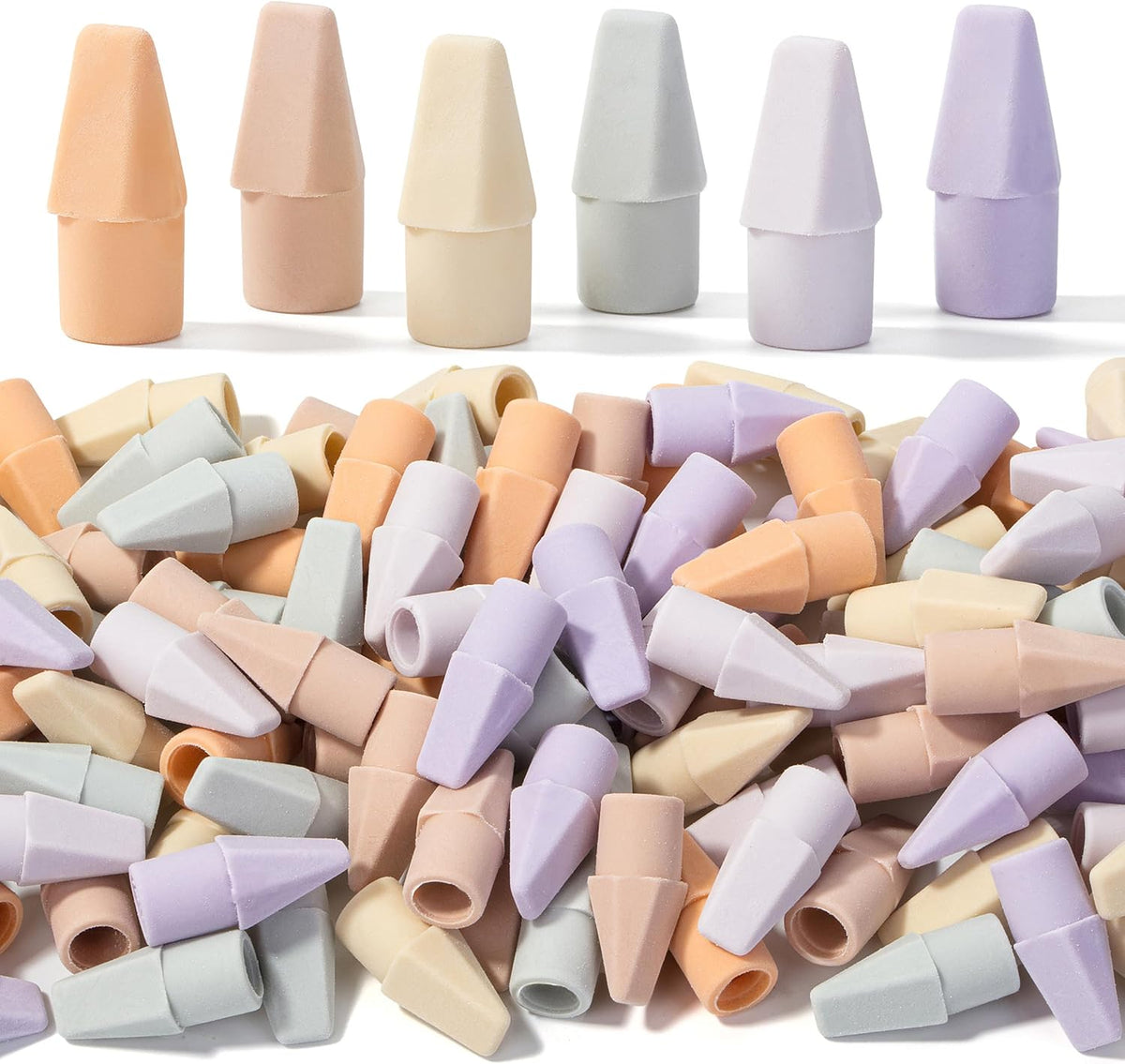 Mr. Pen- Pencil Top Erasers, 120 Pack, Latex-Free, No-Smudge