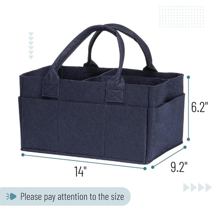 Mr. Pen- Baby Diaper Caddy Organizer, Navy Blue, Diaper Organizer, Car Diaper Caddy, Baby Caddy Organizer