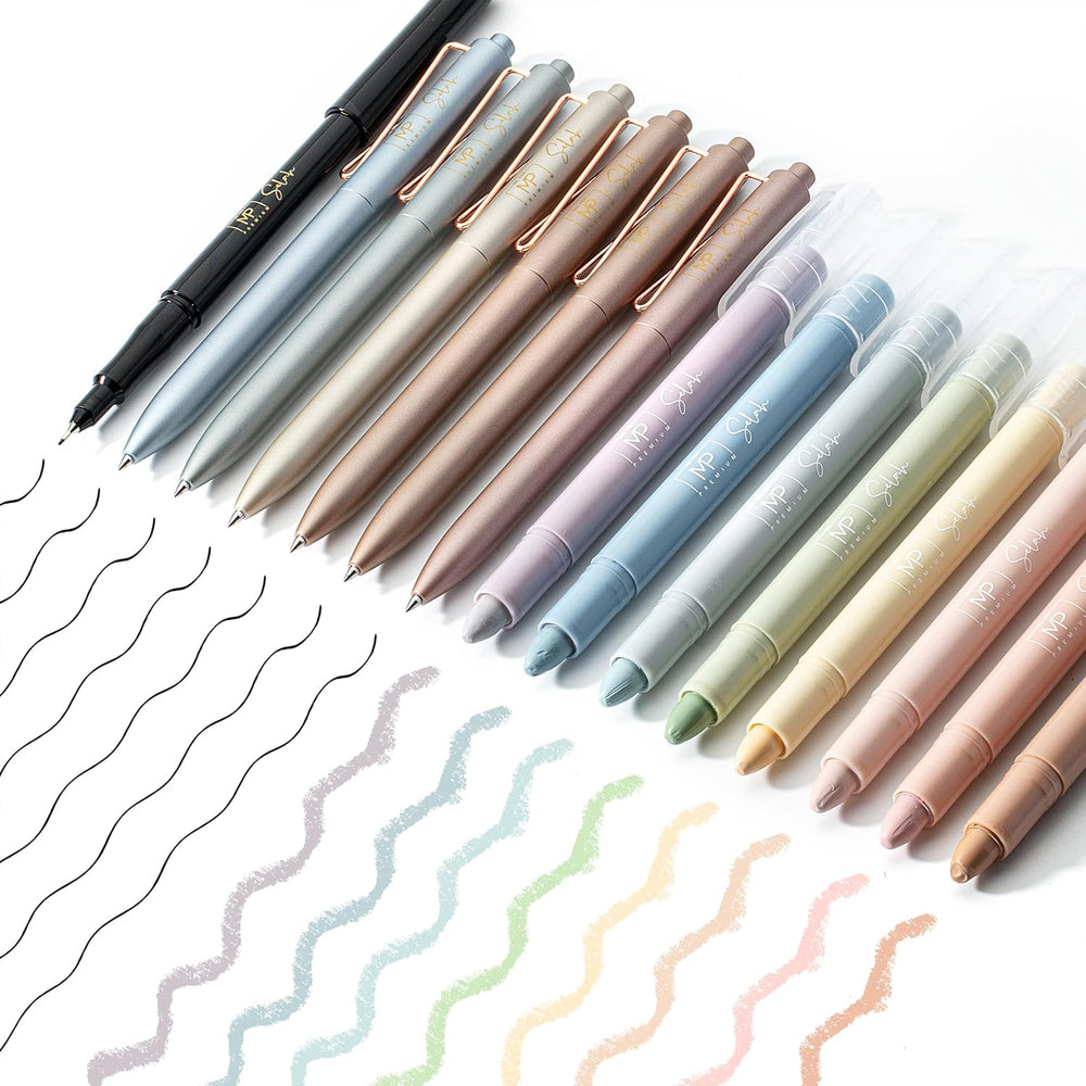 Bible Journaling Set (Selah Collection), Highlighters and Pens No Bleed, Scripture Markers, Washi Tape, Bible Tabs