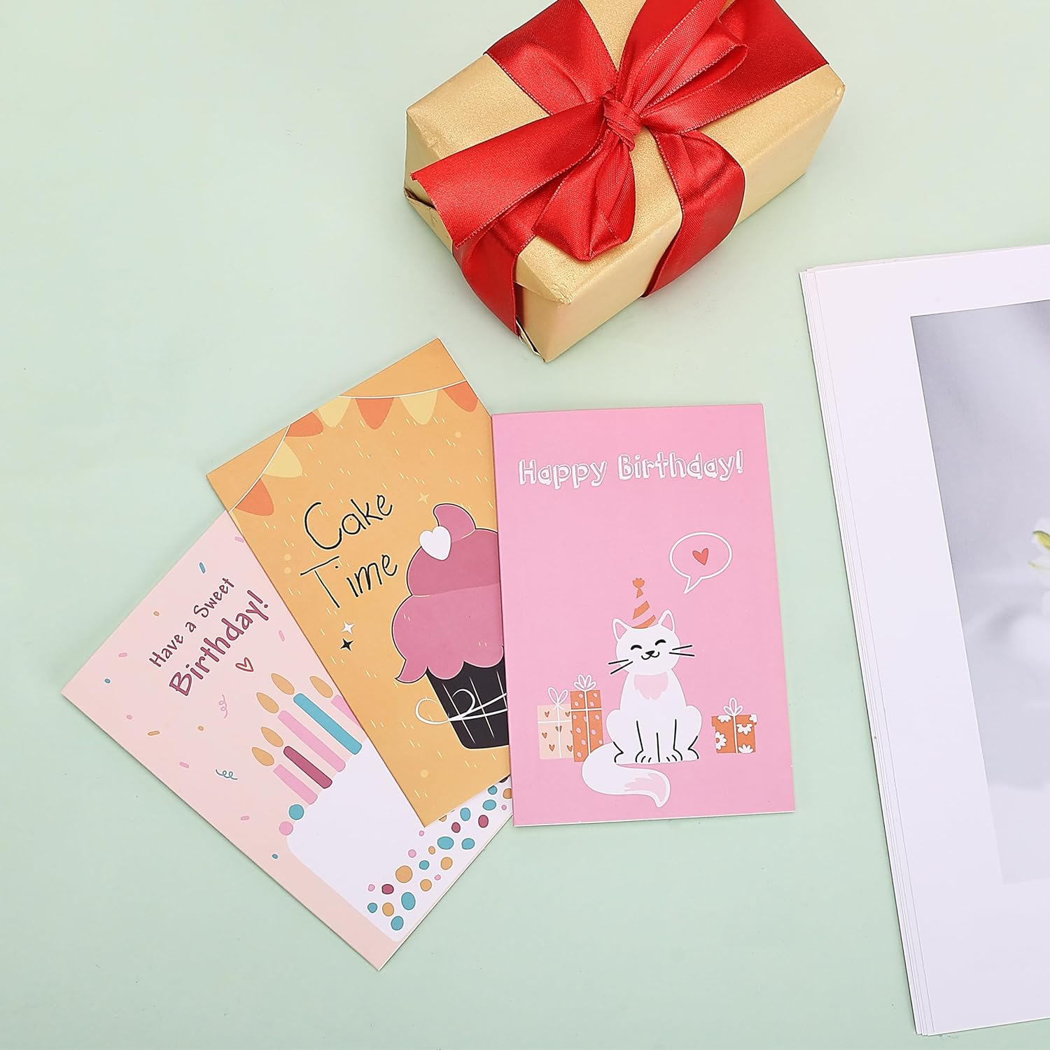 Assorted Birthday Cards with Envelopes, 20 Pack, 4 x 6