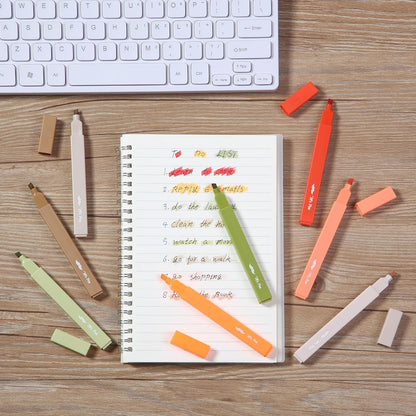 Mr. Pen- Aesthetic Highlighters, 8 Pack, Chisel Tip, Autumn Earth, Cute Highlighters Assorted Colors