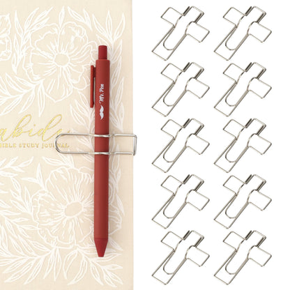 Mr. Pen- Metal Cross Pen Clips, 10 pcs, Rose Gold or Silver Cross Pen Holder