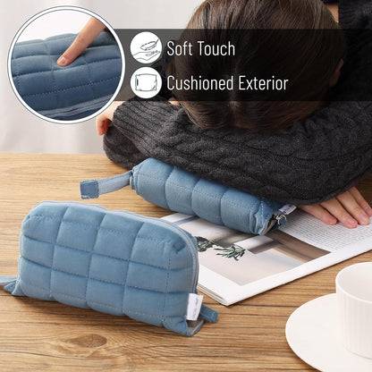 Blue Pencil Pouch, Large Capacity Pillow Pencil Case, Pencil Bag, Pen Case