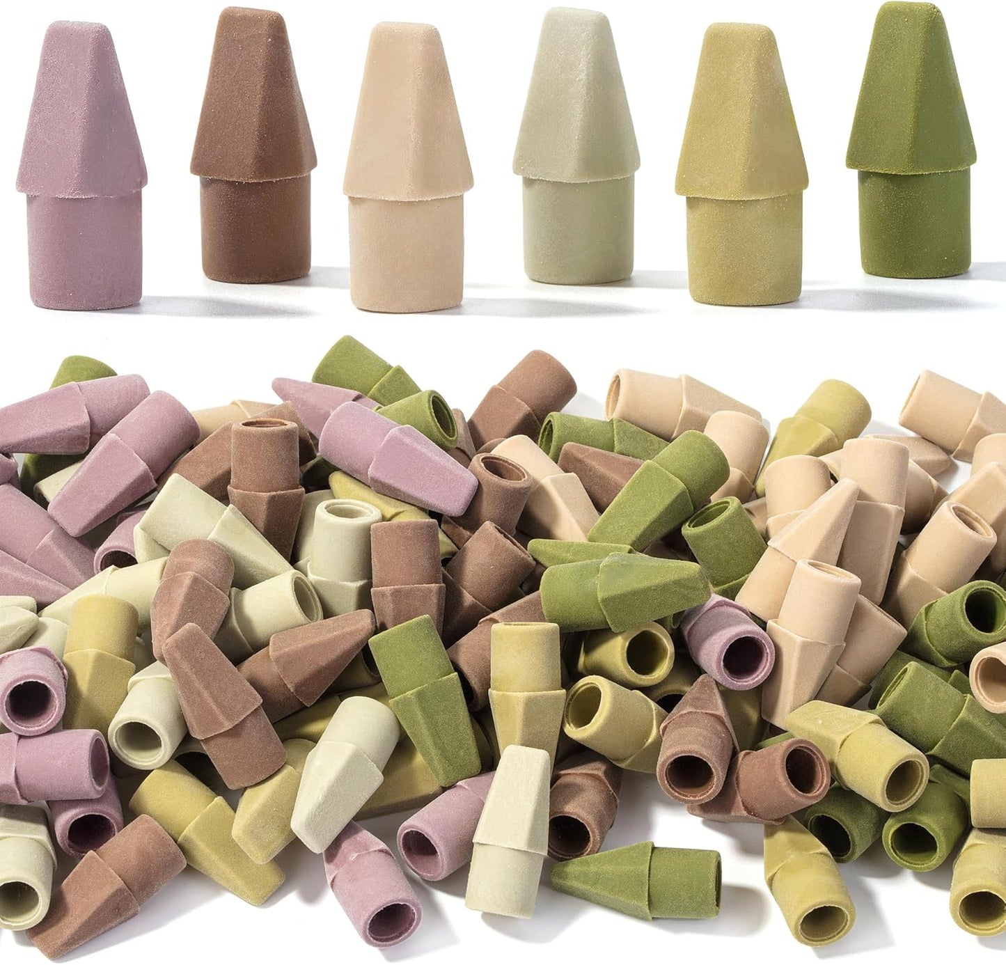 Mr. Pen- Pencil Top Erasers, 120 Pack, Latex-Free, No-Smudge