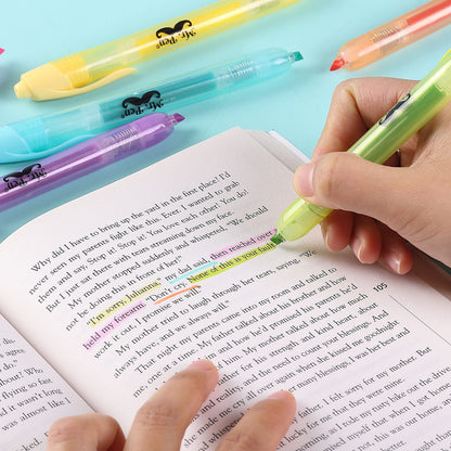 Mr. Pen- Retractable Highlighters, 6 Pack, Bright Colors