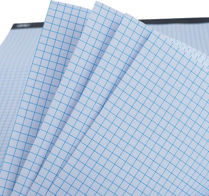 Graph Paper, 2 Pack of 55 Sheets, 8.5"x11", 5x5 (5 Squares per inch), Graphing Paper, Grid Paper Pad, Math Graph Paper Pad, Drafting Paper, Computation Pads, Square Paper, Math Paper