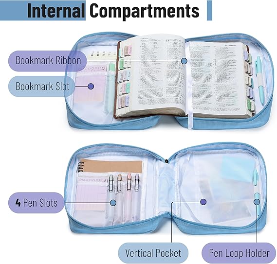 Mr. Pen- Bible Case, Bible Covers for Women, Bible Bag, Bible Covers for Girls