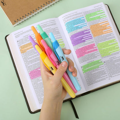 Mr. Pen- Retractable Highlighters, 6 Pack, Bright Colors