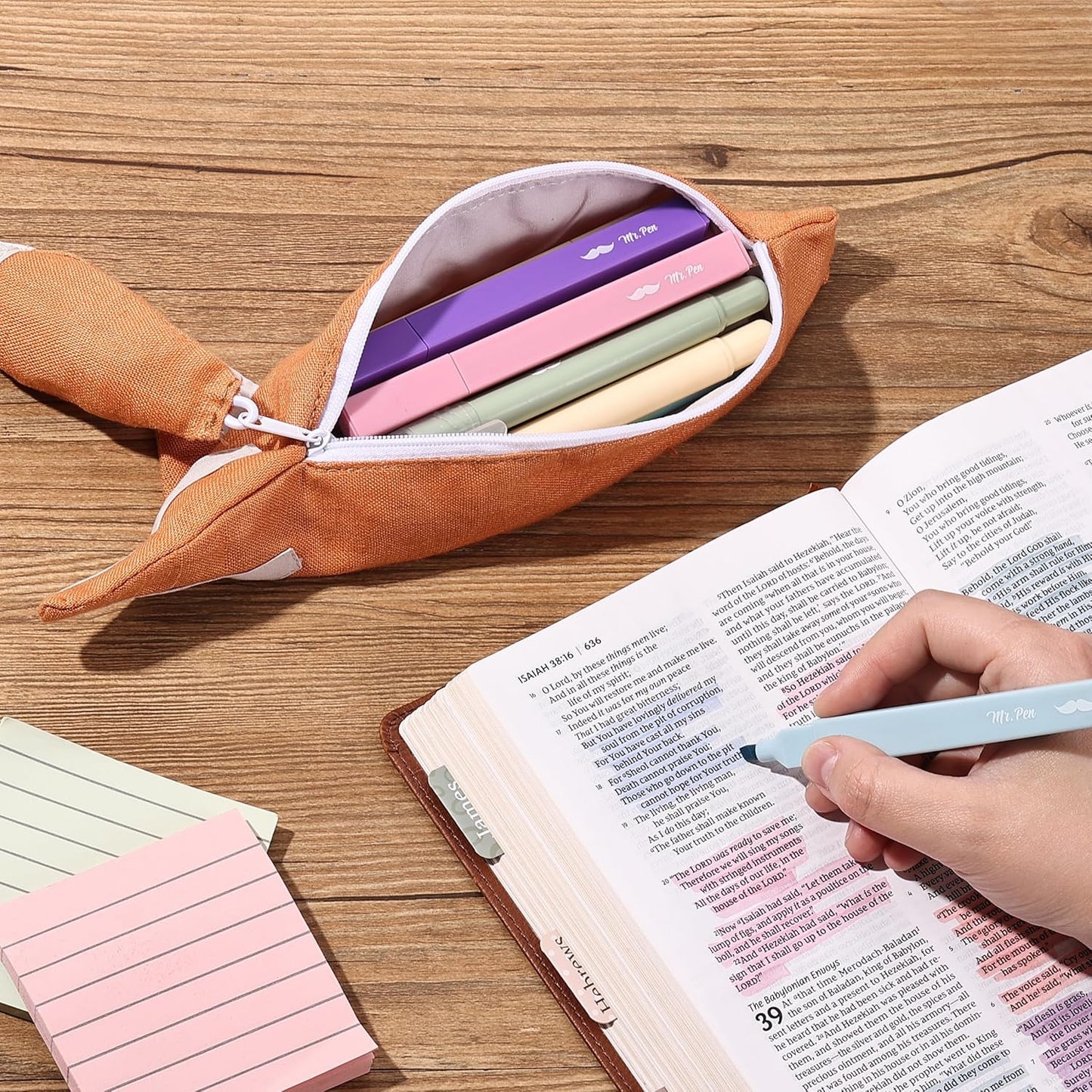 Animal Pen Case, Fox Pencil Case, Animal Pencil Pouch Animal, Kids Pencil Case for Kids, Cute Pencil Pouch for Girls and Boys, Pen Pouch, School Pencil Case Pouch, Animal Pencil Case Pack