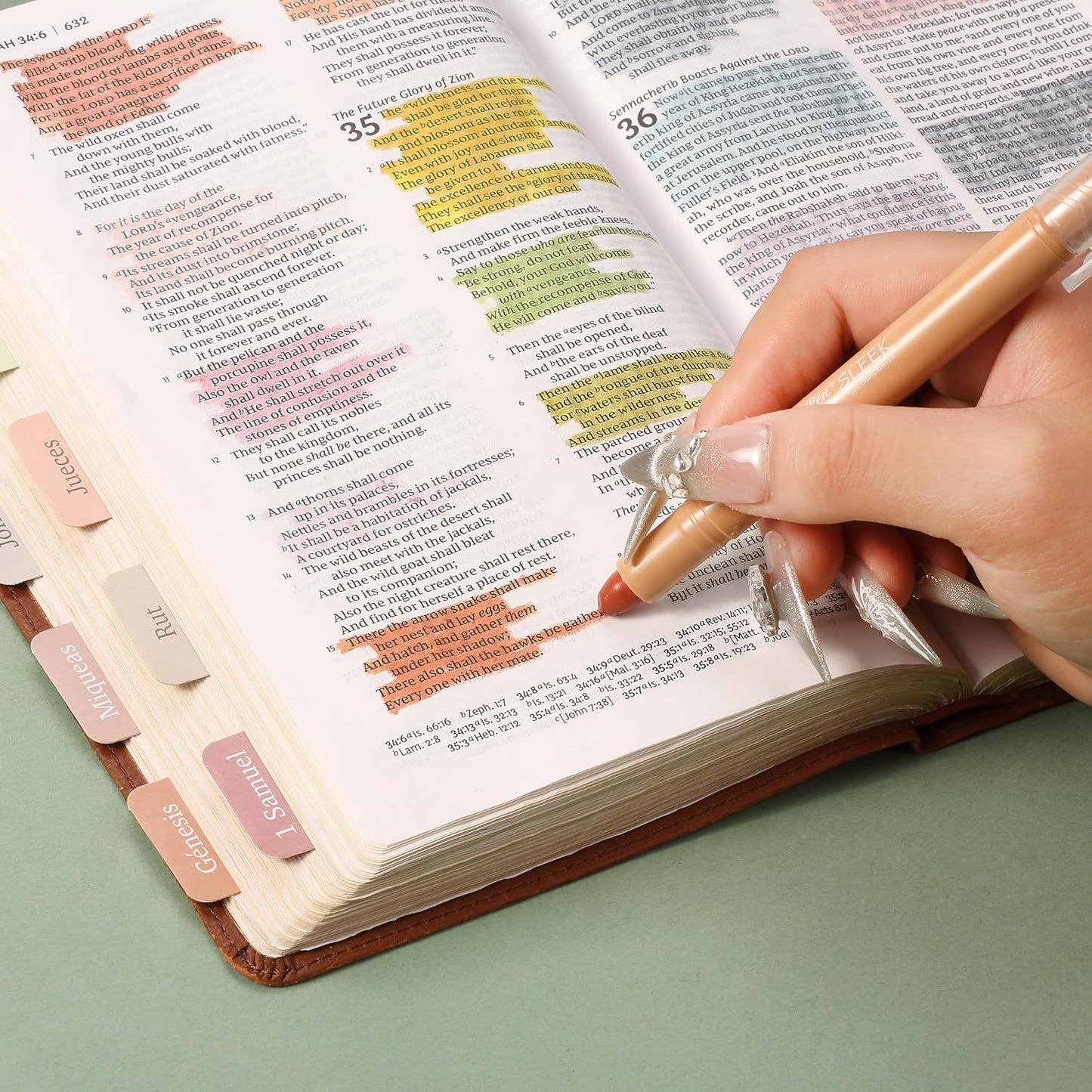 Mr. Pen- Gel Highlighter, 16 Pack, Soft & Muted Colors, Bible Highlighters No Bleed, No Bleed Highlighters, Mr Pen Bible Highlighter