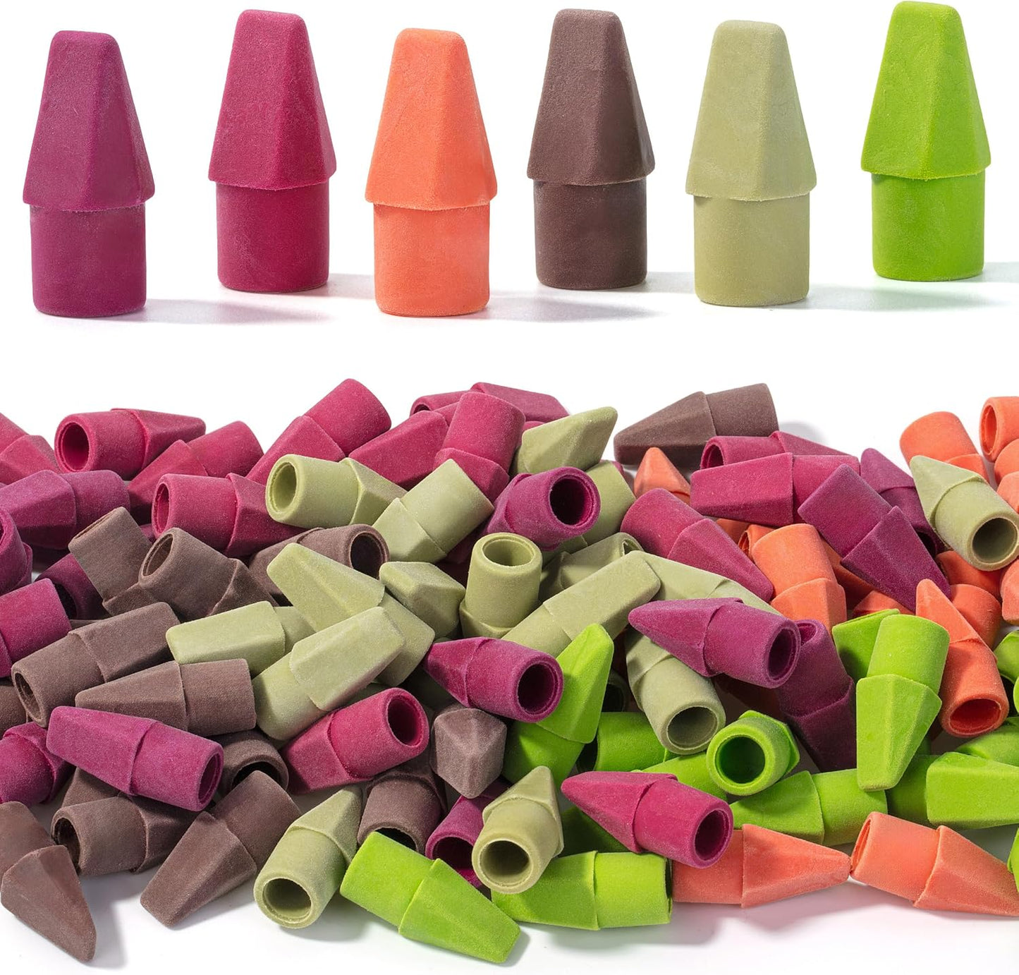 Mr. Pen- Pencil Top Erasers, 120 Pack, Latex-Free, No-Smudge