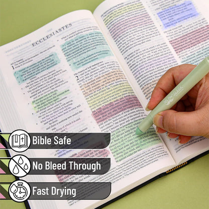 Mr. Pen- Gel Highlighter, 12 Pack, Morandi Colors, Bible Highlighters No Bleed