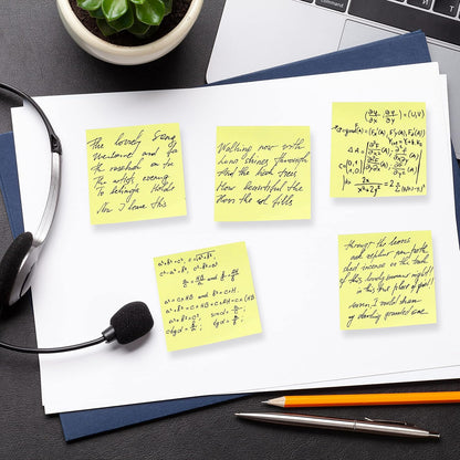 Bulk Yellow Sticky Notes 3x3, 48 Pads, 2880 Notes