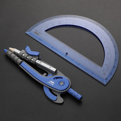 Mr. Pen- Compass and Protractor Set, Midnight Blue, Compass Geometry Tool, Protractor and Compass Set, Compass Drawing Tool