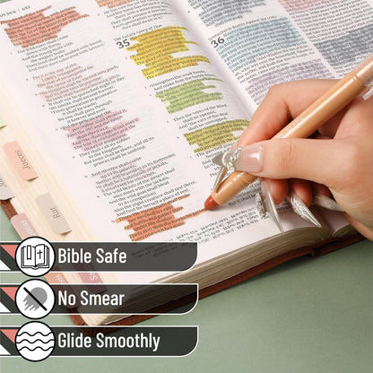 Mr. Pen- Gel Highlighter, 16 Pack, Soft & Muted Colors, Bible Highlighters No Bleed, No Bleed Highlighters, Mr Pen Bible Highlighter