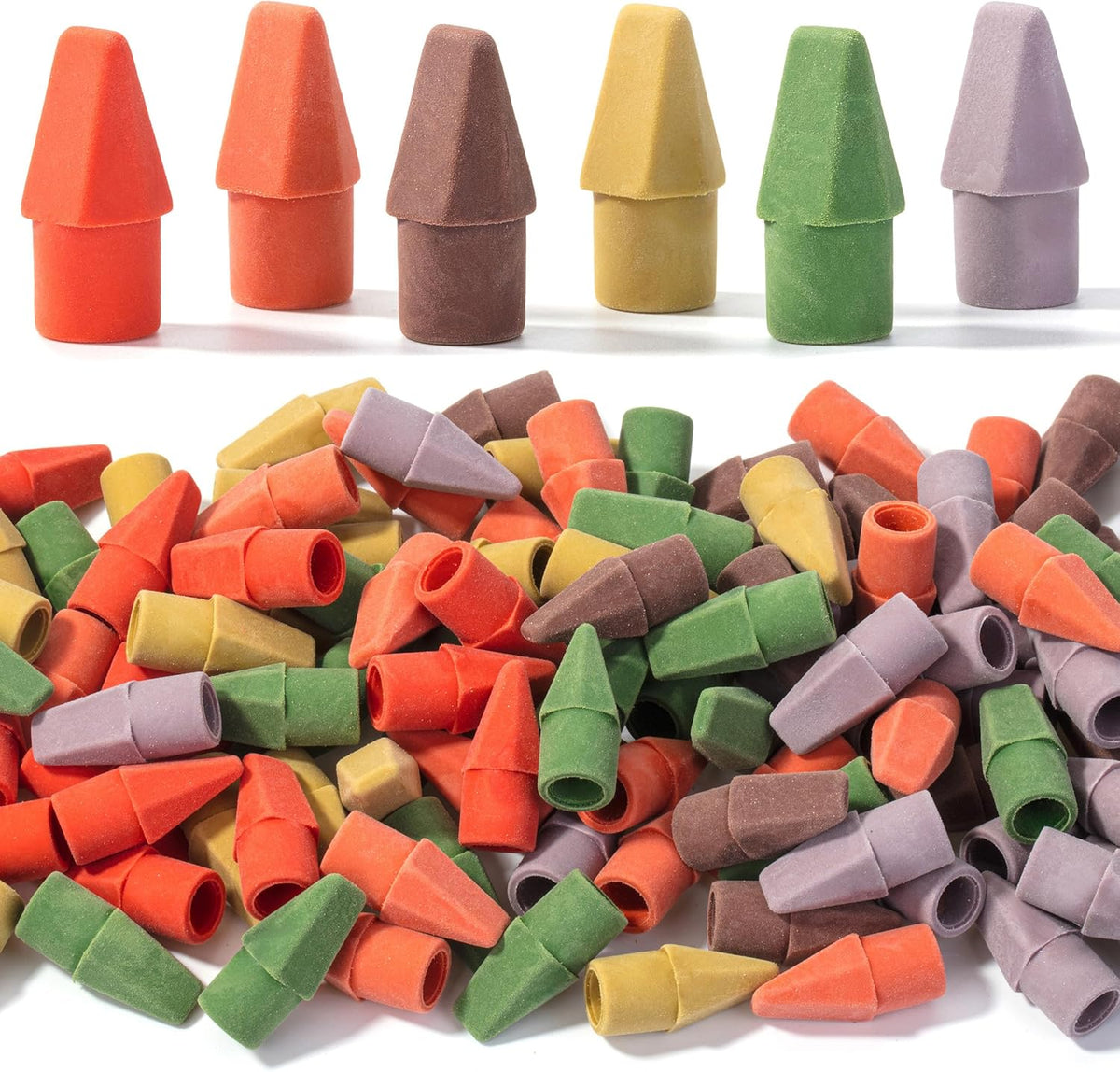 Mr. Pen- Pencil Top Erasers, 120 Pack, Latex-Free, No-Smudge