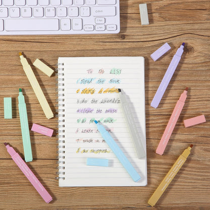 Mr. Pen- Bible Highlighters with Color-Coding System, 8 Pack, Soft Pastel Aesthetic Highlighters Assorted Colors