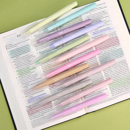 Mr. Pen- Gel Highlighter, 12 Pack, Morandi Colors, Bible Highlighters No Bleed