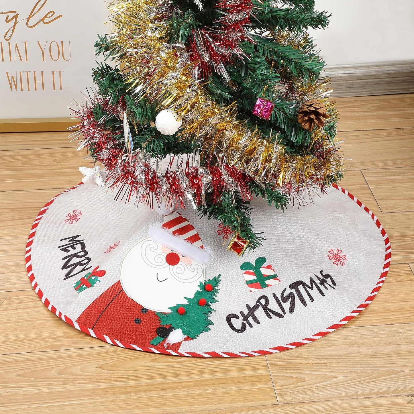 Mr. Pen- Christmas Tree Skirt, 24 Inches, Christmas Skirt Tree, Xmas Tree Skirt