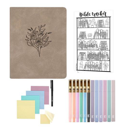 Journaling Bible Kit: NLT Hosanna Revival Note Taking Bible: Marlo Theme