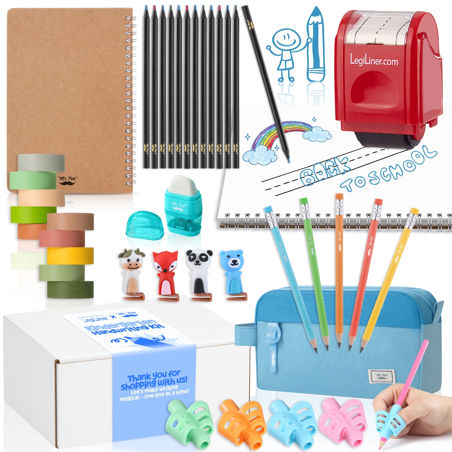Mr. Pen Deluxe Handwriting Kit for Pre K to First Grade – Back to School Writing Set for Kids - Legiliner Kit