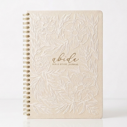 Mr. Pen- Abide Bible Study Journal – A5 Hardcover Journal with 136 Pages, 120gsm Paper, Gold Metal Spiral, Christian Gift for Women, SOAP Bible Study Method