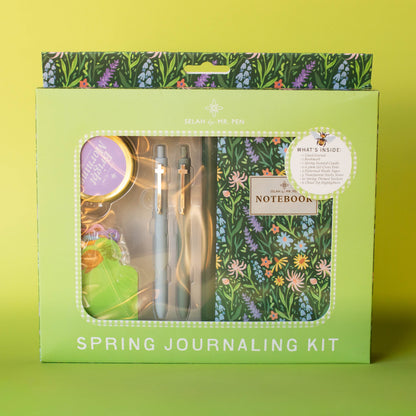 Selah by Mr. Pen Spring Bible Journaling Kit, Limited Edition, Journaling Kit with Highlighters, Gel Pens, Washi Tape, Sticky Notes, Stickers, Scented Candle, Bookmark, Spring Journaling Kit Gift Set