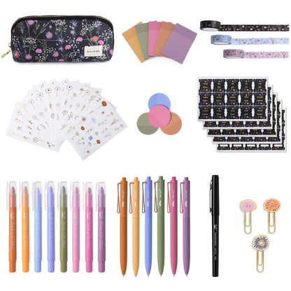 Mr. Pen – Bloom in the Bible Journaling Kit, Bible Journaling Gift Set with Highlighters, Pens, Stickers, Tabs & More